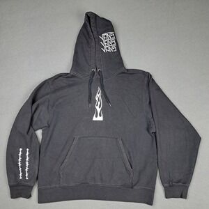 Vans Elijah Berle Hoodie Mens Small Black Loose Fit Sweater Skater Grunge Street